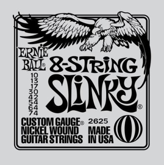 ERNIE BALL 2625 струны для 8стр. эл.гитары